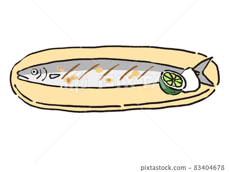 蘿蔔絲烤秋刀魚 蘿蔔絲烤秋刀魚 83404678