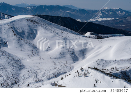 Azuma Pass in winter 83405627