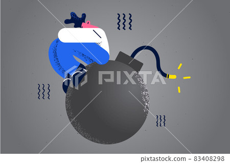 Business danger and risks concept. 83408298