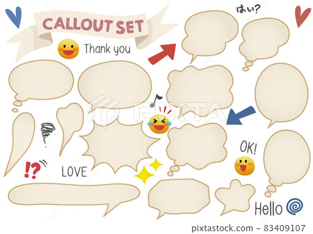 Balloon, with frame, left. Balloon, with frame, facing left Balloon, with frame, left. Balloon, with frame, facing left 83409107