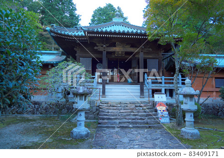 【四國88處】香川縣高松市晚上82號根五郎寺本堂 83409171