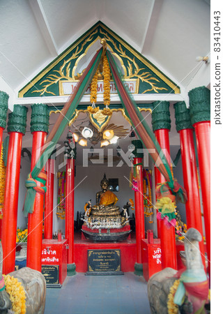 Por Ta Hin Chang Shrine, Chao Por Chang Shrine, also known as Por Ta Hin Chang Shrine. Sri Harimongkol is a shrine that enshrines sacred idols in Southern of Thailand.  83410443