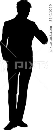 男士模型剪影 83411069
