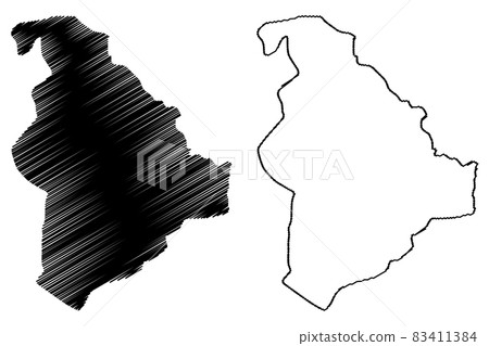Saraj Municipality (Republic of North Macedonia, Skopje Statistical Region, Greater Skopje) map vector illustration, scribble sketch Saraj map Saraj Municipality (Republic of North Macedonia, Skopje Statistical Region, Greater Skopje) map vector illustration, scribble sketch Saraj map 83411384