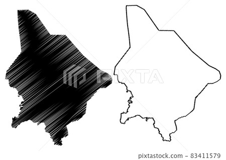 National Capital District Map Port Moresby City (Independent State Of Papua... - Stock Illustration  [83411579] - Pixta