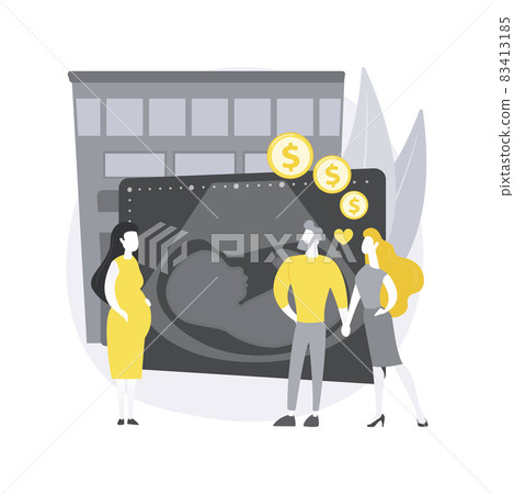 Surrogate mother abstract concept vector illustration. Surrogate mother abstract concept vector illustration. 83413185