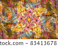 Abstract texture background with psychedelic swirl eyes pattern 83413678