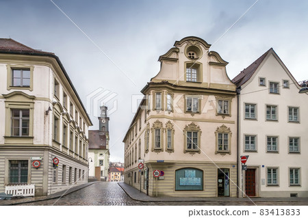 Street in Eichstatt, Germany 83413833