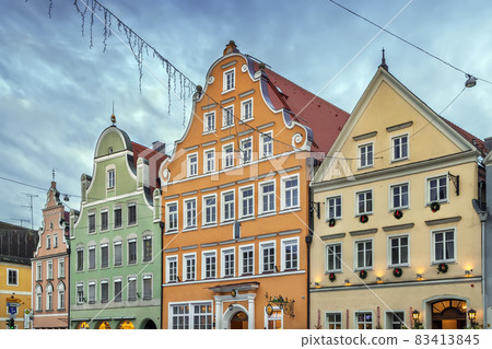Neustadt street in Landshut, Germany 83413845