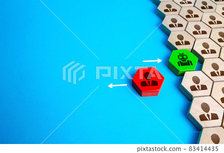 Replacing a member of the corporate chain with a more suitable one. Dismissal of an incompetent employee. Recruiting staff. Appointment of loyal people to leadership positions. Personnel management. 83414435