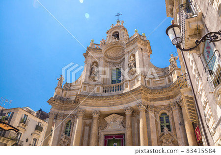 Basilica della Collegiata church Santa Maria, Catania, Sicily, Italy Basilica della Collegiata church Santa Maria, Catania, Sicily, Italy 83415584