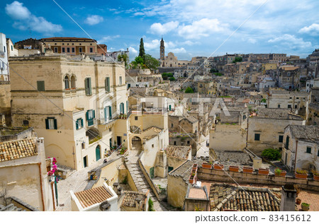 Sassi di Matera historical centre Sasso Barisano, Basilicata, Italy 83415612