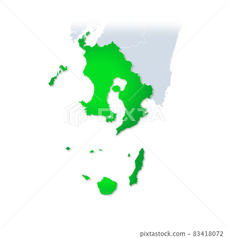 鹿兒島縣地圖 鹿兒島縣地圖 83418072