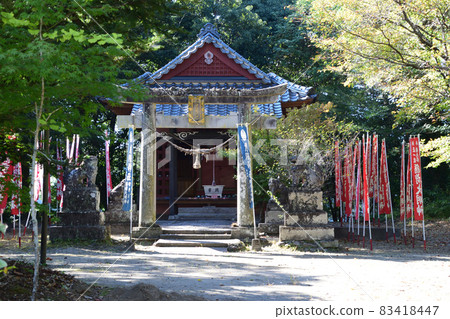 Tsukikuma Shrine at Nagayama Castle Ruins Tsukikuma Shrine at Nagayama Castle Ruins 83418447
