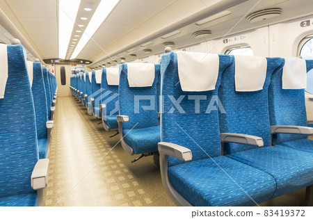 Shinkansen in-car seats Tokaido Shinkansen seats Nozomi unreserved seats Shinkansen in-car seats Tokaido Shinkansen seats Nozomi unreserved seats 83419372
