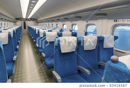 Shinkansen in-car seats Tokaido Shinkansen seats Nozomi unreserved seats 83419387