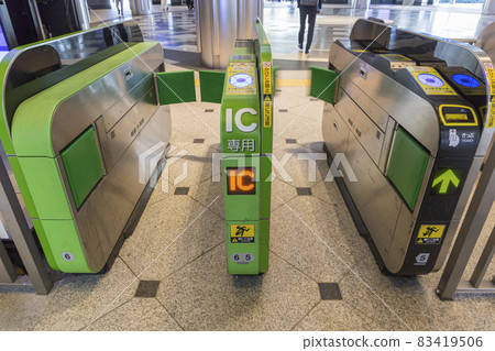 Ticket gate station platform ticket gate automatic ticket gate Ticket gate station platform ticket gate automatic ticket gate 83419506