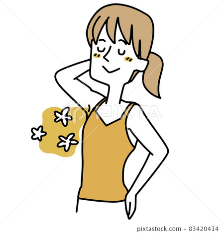 有除臭劑護理的女人 有除臭劑護理的女人 83420414