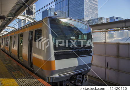 中央線 東京站 東京站 Home Home 中央快速線，E233系列，火車，火車，JR東日本 83420510