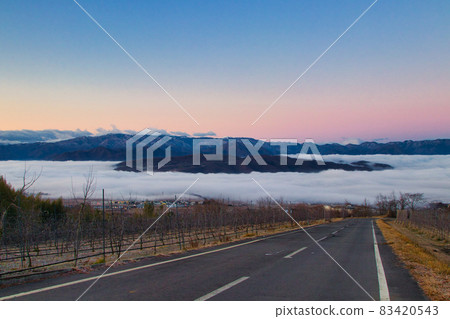 Sea of clouds in the basin Sea of clouds in the basin 83420543