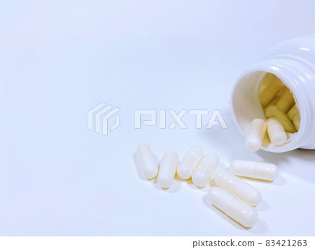 Medical image medicine white background Medical image medicine white background 83421263