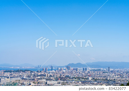 Fukuoka city scenery and cityscape Fukuoka city scenery and cityscape 83422077
