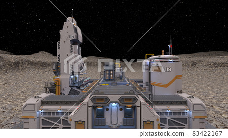 Planetary exploration base - Stock Illustration [83422167] - PIXTA