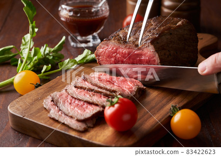 烤牛肉切片 烤牛肉切片 83422623