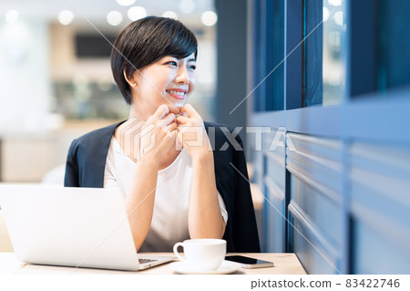 Businessman female cafe PC shooting cooperation: Creadisce (Maruzen-Yushudo Co., Ltd.) Businessman female cafe PC shooting cooperation: Creadisce (Maruzen-Yushudo Co., Ltd.) 83422746