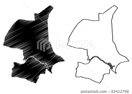 Arnhem City (Kingdom of the Netherlands, Holland, Gelderland) map vector illustration, scribble sketch City of Arnhem map Arnhem City (Kingdom of the Netherlands, Holland, Gelderland) map vector illustration, scribble sketch City of Arnhem map 83422798