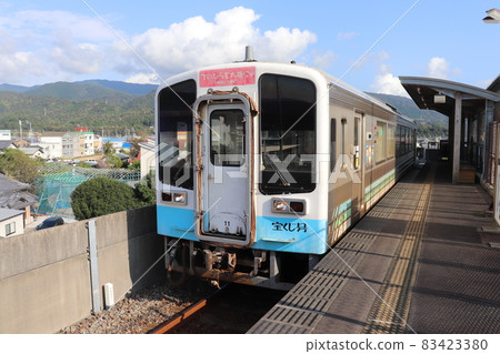 Tosa Kuroshio Railway I'm sorry Nahari Line Nahari Station Third Sector Kochi Prefecture Shikoku 83423380
