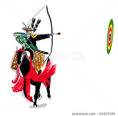 一個人用流鏑射擊 Kabura-ya 的插圖 一個人用流鏑射擊 Kabura-ya 的插圖 83425340