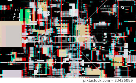 Glitched technology background Glitched technology background 83426099
