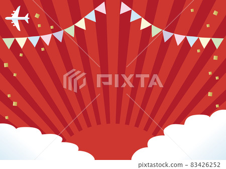 框架事件慶祝旅行飛機天空複製空間簡單背景插圖素材 框架事件慶祝旅行飛機天空複製空間簡單背景插圖素材 83426252