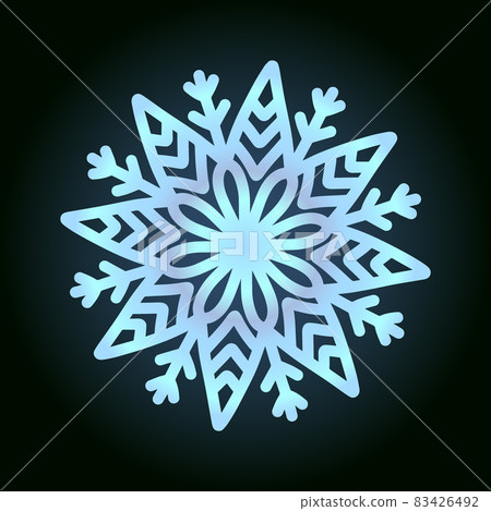 beautiful snowflake for winter design, symbol of new year and christmas holidays. beautiful snowflake for winter design, symbol of new year and christmas holidays. 83426492