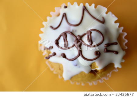 Pumpkin muffins for Halloween - homemade treats 83426677