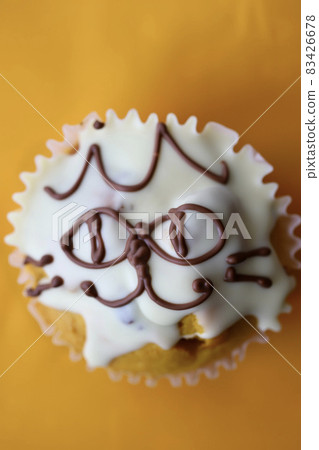 Pumpkin muffins for Halloween - homemade treats Pumpkin muffins for Halloween - homemade treats 83426678
