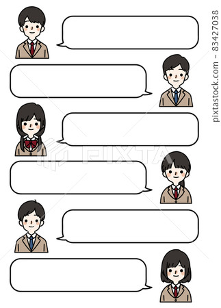 Person illustration set_student Person illustration set_student 83427038