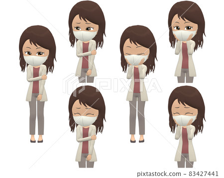 【害羞A】黑女人開衫波前 83427441