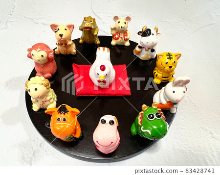 Twelve zodiac signs (year of the rooster) Twelve zodiac signs (year of the rooster) 83428741