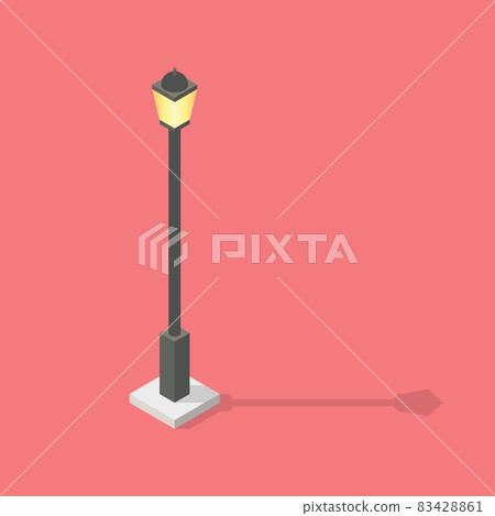 Street lighting isometric view 83428861