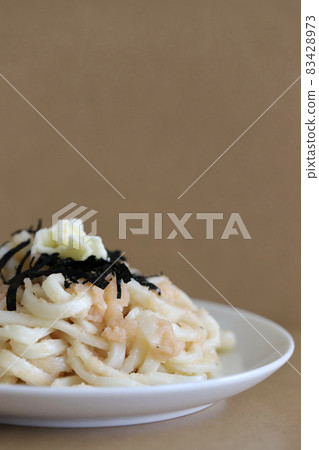 Udon Arranged Cuisine Mentaiko Butter Udon Udon Arranged Cuisine Mentaiko Butter Udon 83428973