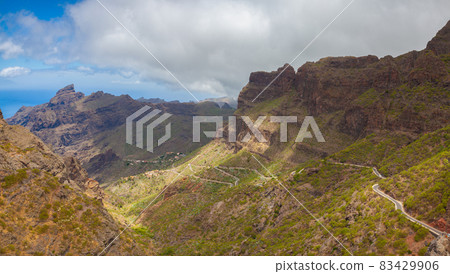 Scary Drive to Masca Valley, Tenerife, Spain Scary Drive to Masca Valley, Tenerife, Spain 83429906
