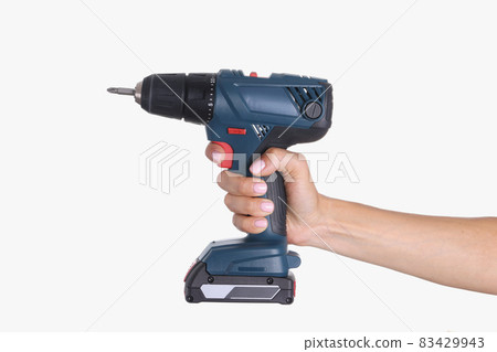 Female hand with pink manicure Female hand with pink manicure 83429943