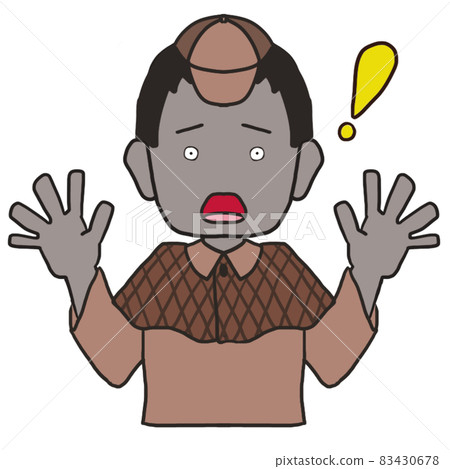 Surprised middle-aged detective (male 2) 83430678