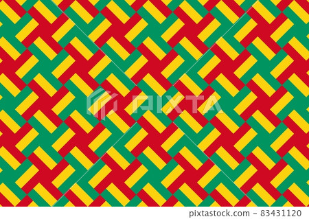 Simple geometric pattern in the colors of the national flag of Guinea Simple geometric pattern in the colors of the national flag of Guinea 83431120