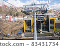 Ropeway in La Paz, the capital of Bolivia 83431734