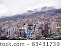 Cityscape of La Paz, Bolivia 83431739