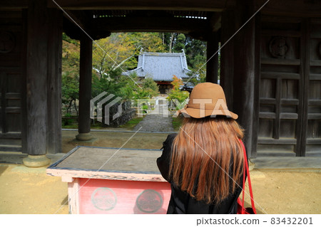 Walking around the mountain temple, Wolongsan Gyokiji Temple 38 (Kaizu City, Gifu Prefecture) 83432201