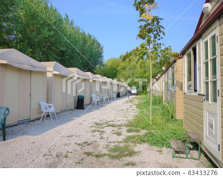 Campsite with tents 83433276